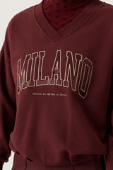 Sweat bordeaux