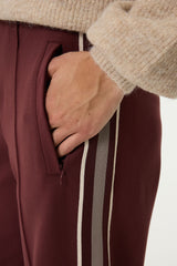Pantalon rouge bordeaux