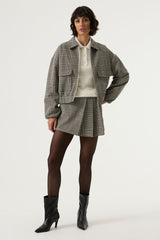 Veste à carreaux