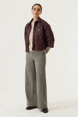 Pantalon à carreaux