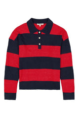 Pull polo rayé