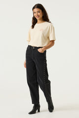 Tee-shirt blanc cassé