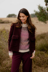 Veste unie zippée