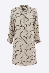 Robe droite mi-longue