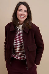 Veste unie zippée