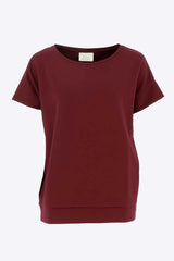 Sweat uni bordeaux
