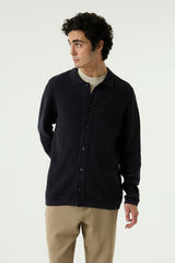 Gilet polo bleu foncé