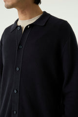 Gilet polo bleu foncé