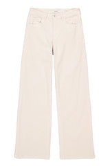 Pantalon en velours côtelé beige