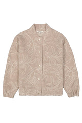 Blouson aviateur beige