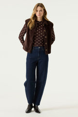 Gilet marron